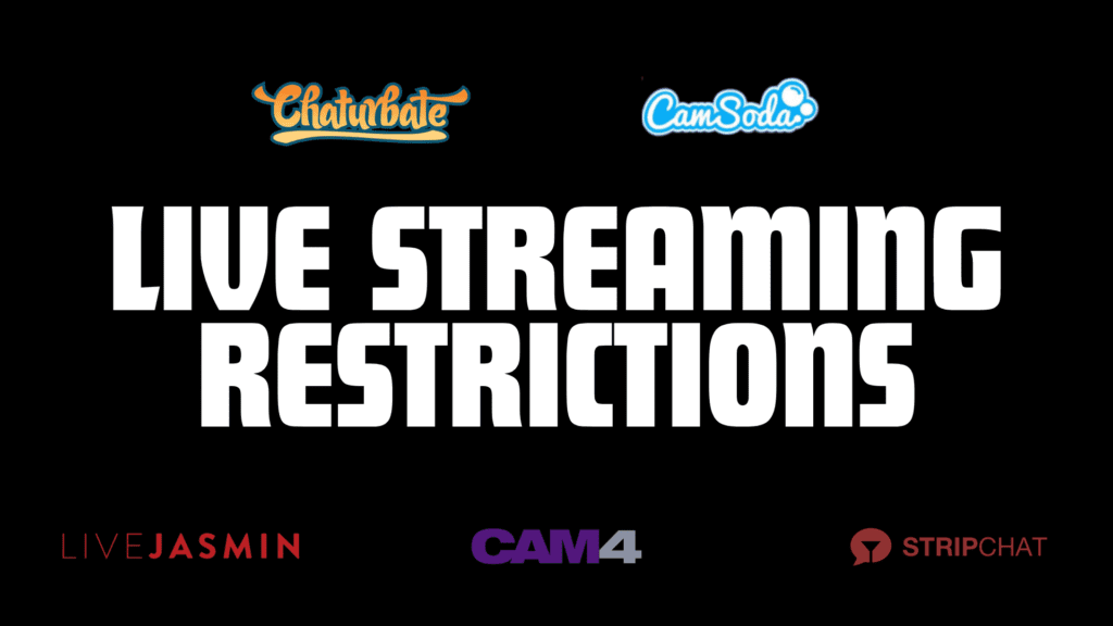 live streaming restrictions, andy and kate lust